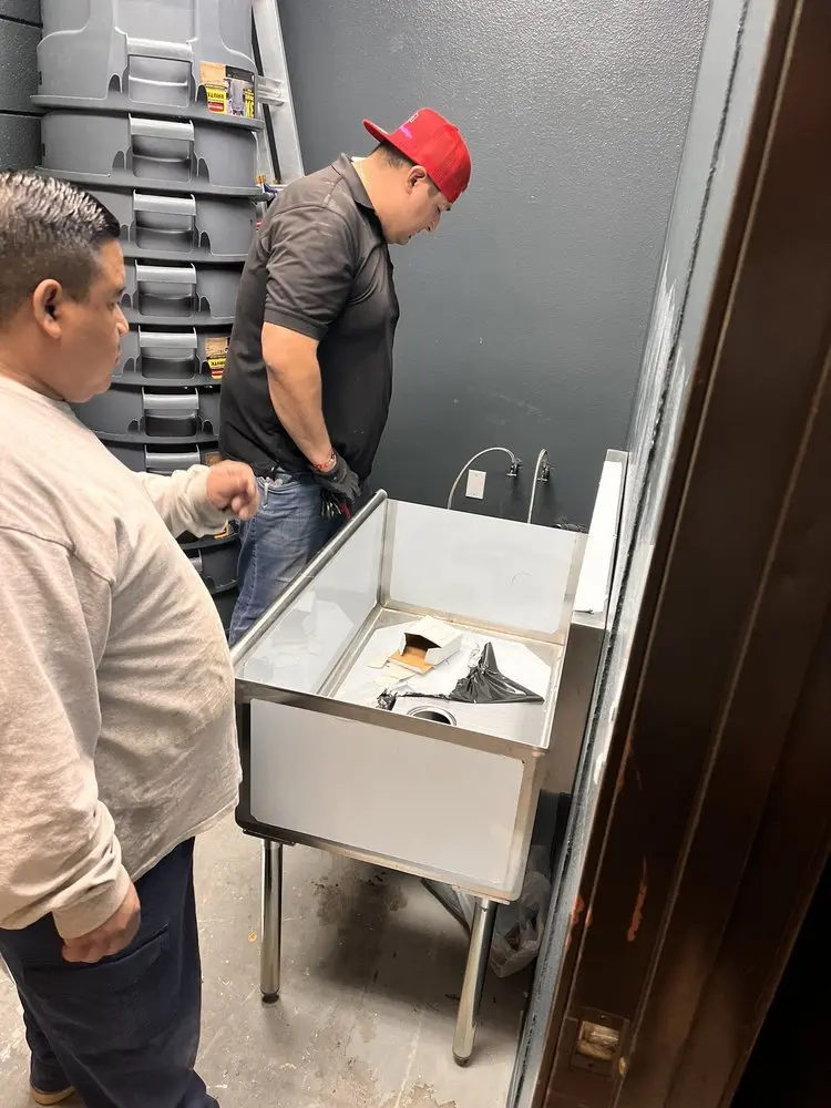 Commercial plumbing and sink installation in Gateway